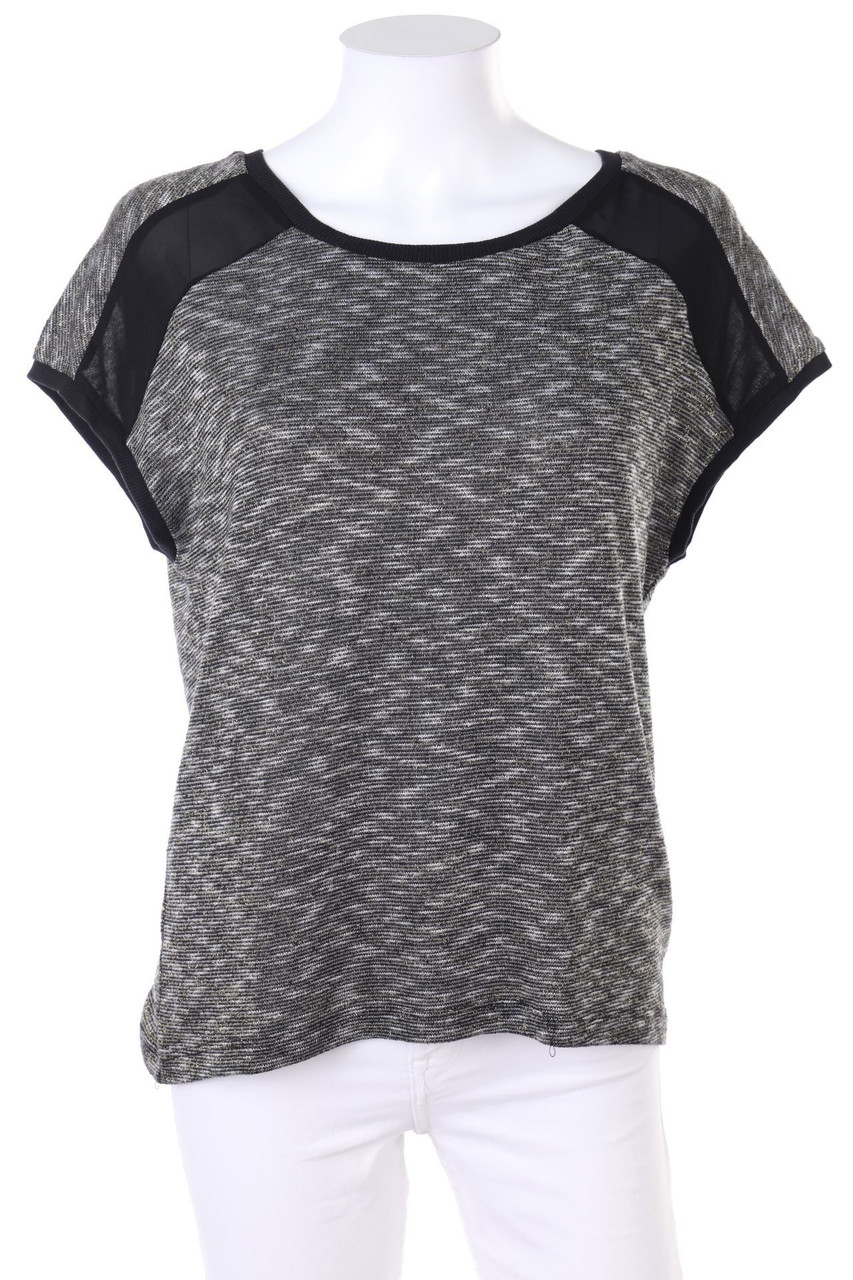 MANGO - Kurzarm-Shirt mit Glitzer - XXS