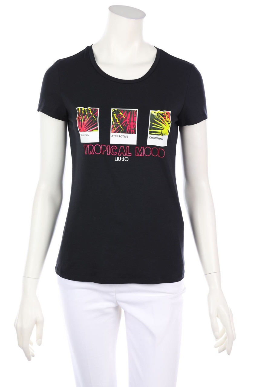 LIU JO - Kurzarm-Shirt mit Print - S