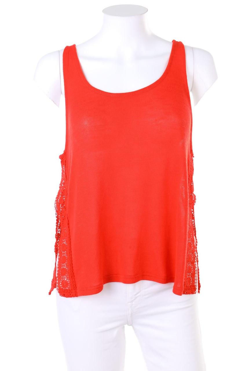 H&M DIVIDED - Top mit Häkelspitze - S