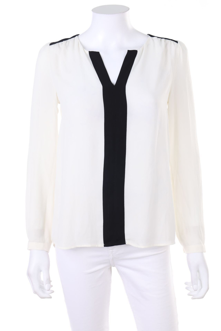 MANGO - Two Tone-Bluse - XS