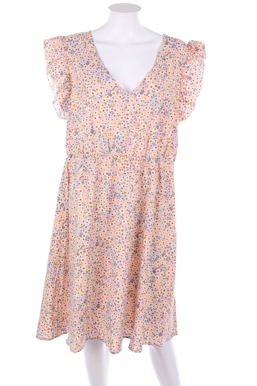 SHEIN CURVE - Kleid mit Blumen-Print - XL