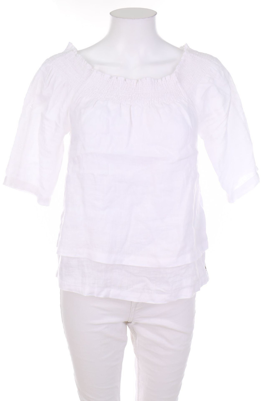 s.Oliver - Linen Blouse with floral print - D 32