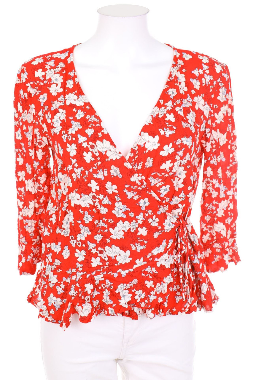 Pimkie COLLECTION - Wickel-Bluse mit Blumen-Print - S