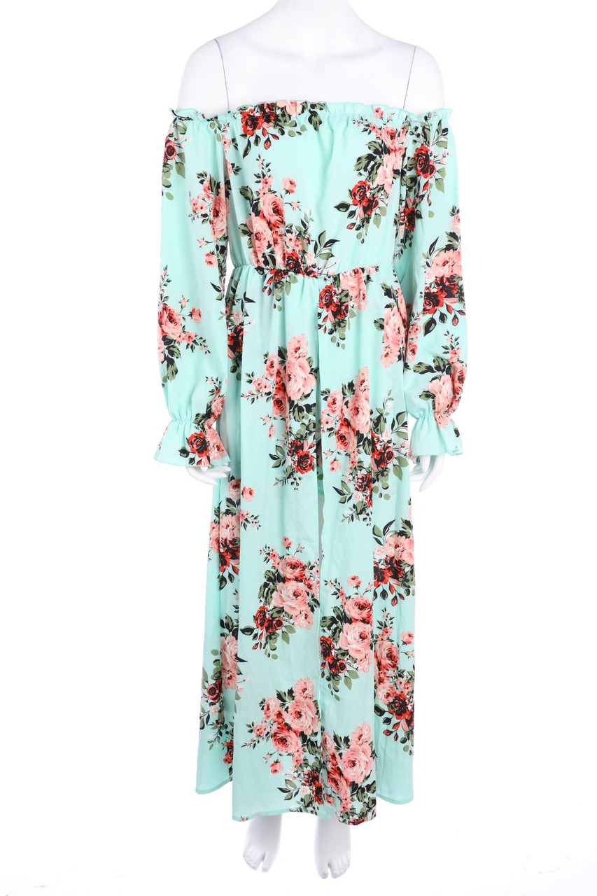 SHEIN - Playsuit mit Blumen-Print - D 38