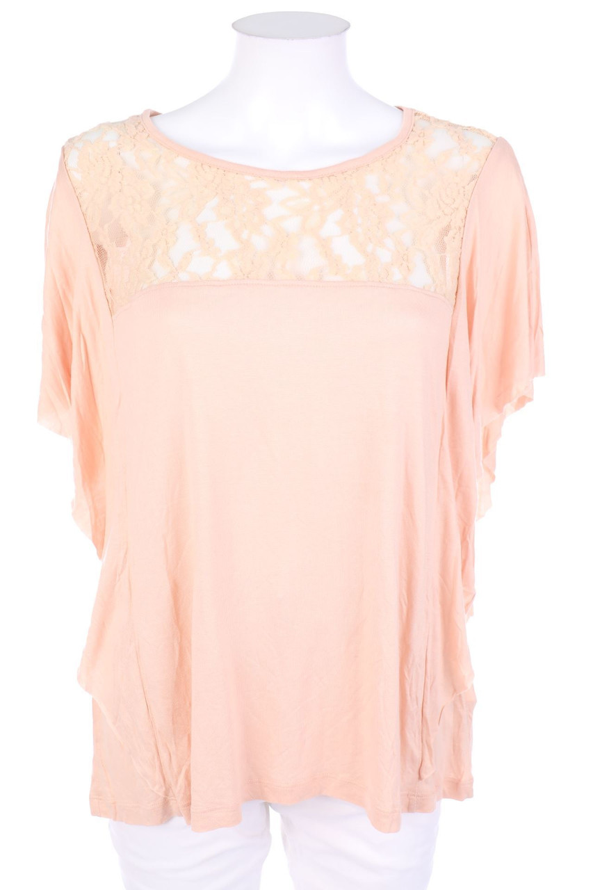 TIFFOSI - Volants-Shortsleeve-Shirt with Lace - L