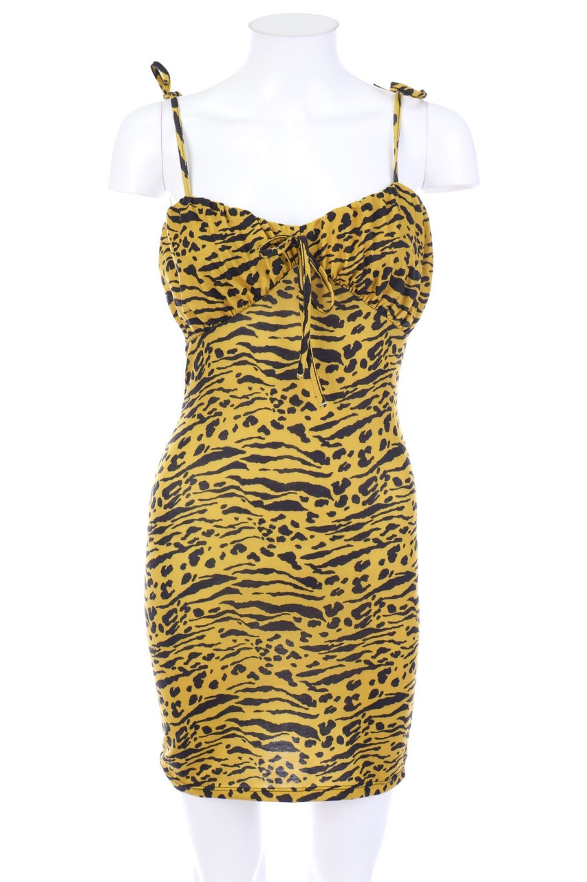 even&odd - Party-Kleid mit Animal-Print - XS