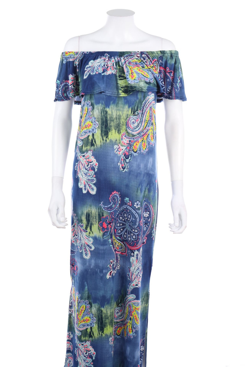No Label - Carmen-Maxi Dress with floral print - S