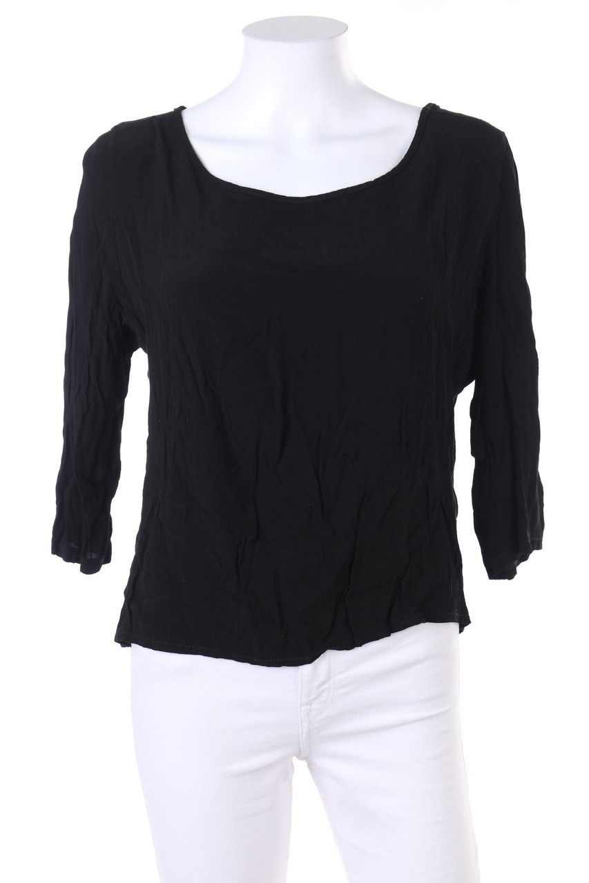 Dixie - Vokuhila-Blouse with 3/4 Sleeve, Viscose - M