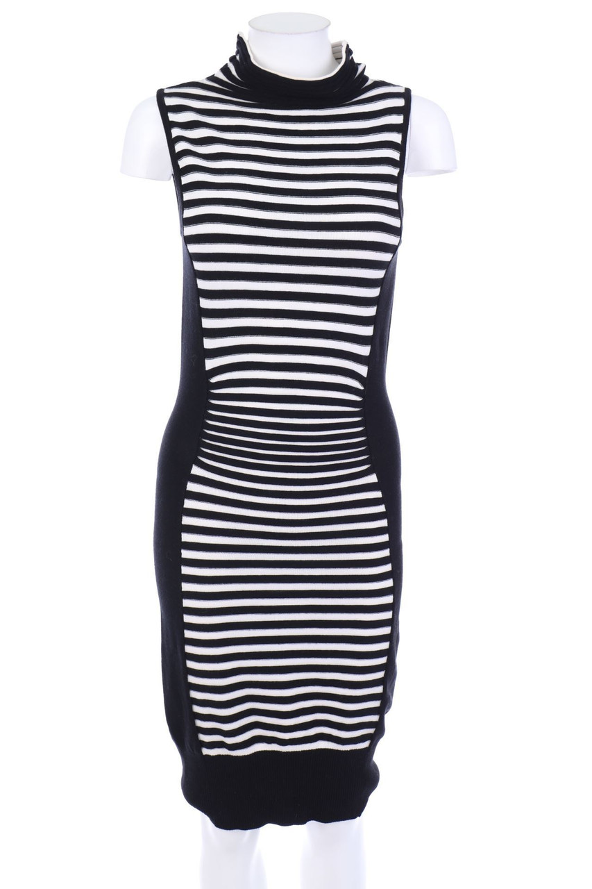 MORGAN - Knit Dress with Stripes - D 38