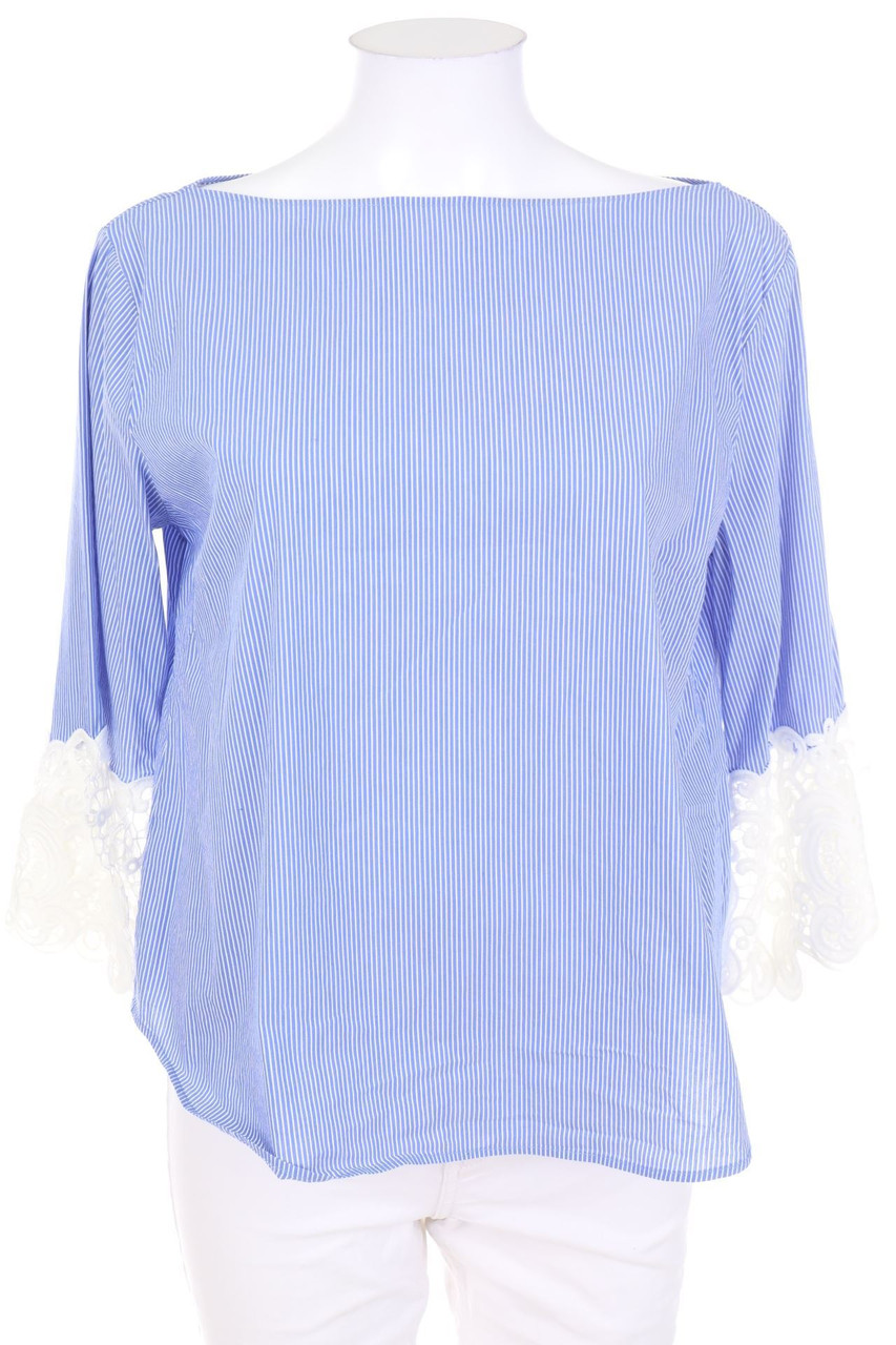 ZARA WOMAN - Bluse mit Spitze - M