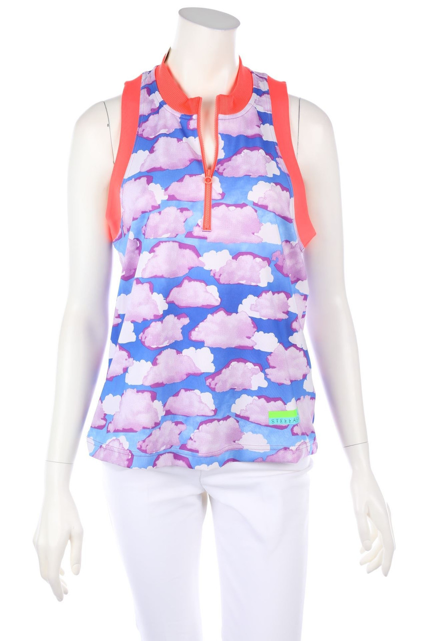 STELLA McCARTNEY x adidas - Sport Top with Logo-Print - S
