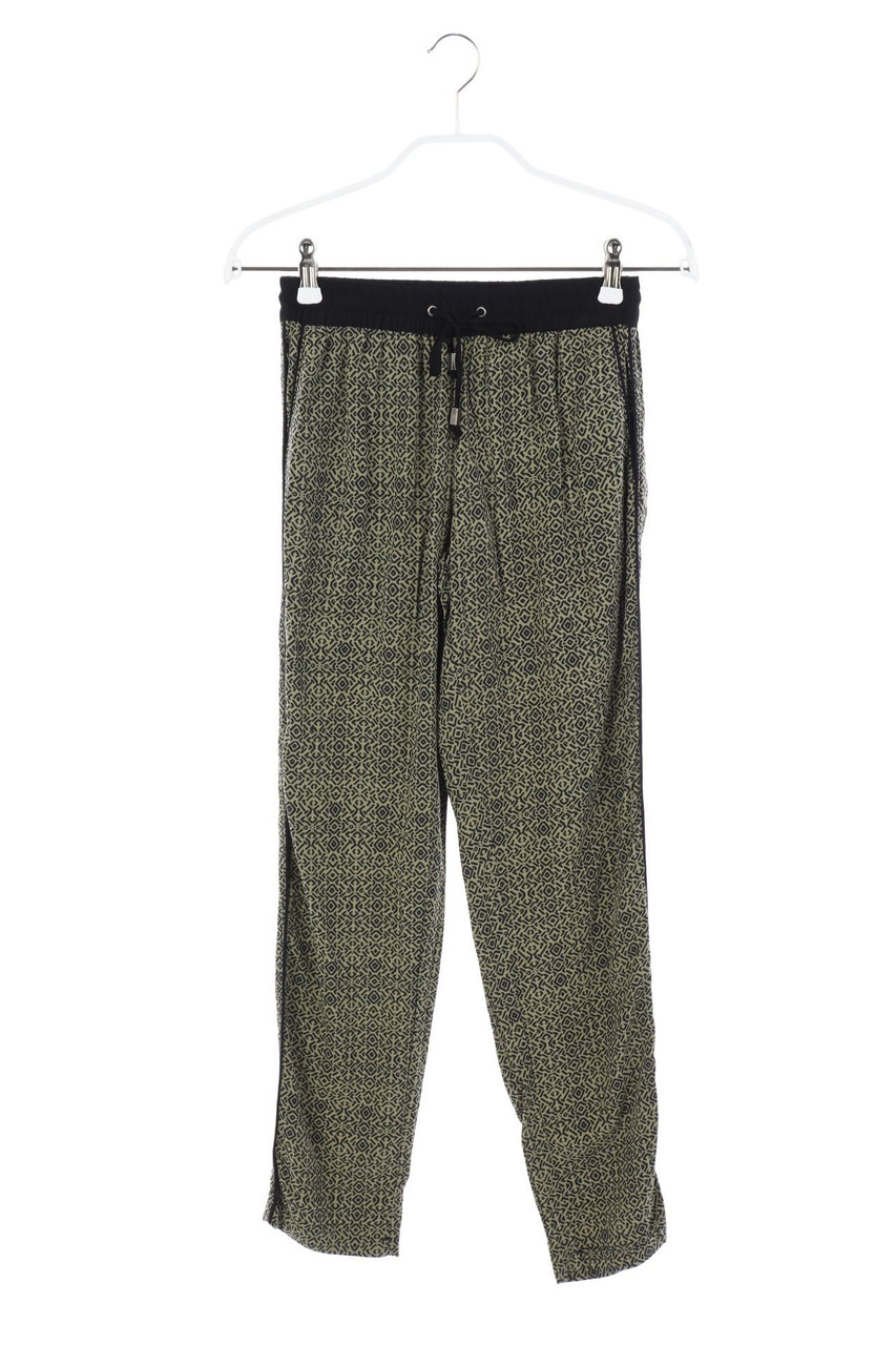 Ohne Label - Print-Jogger-Hose mit Tunnelzug - D 36
