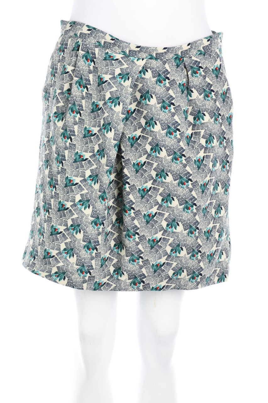 promod - Print-Minirock mit Drapierung - D 40