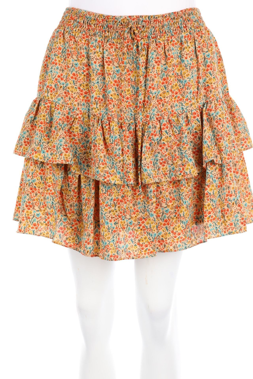 Wiya - Volants-Skirt with floral print - D 38-40