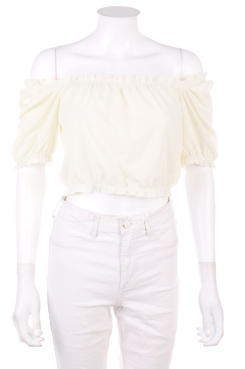 H&M - Cropped-Carmen-Bluse - S