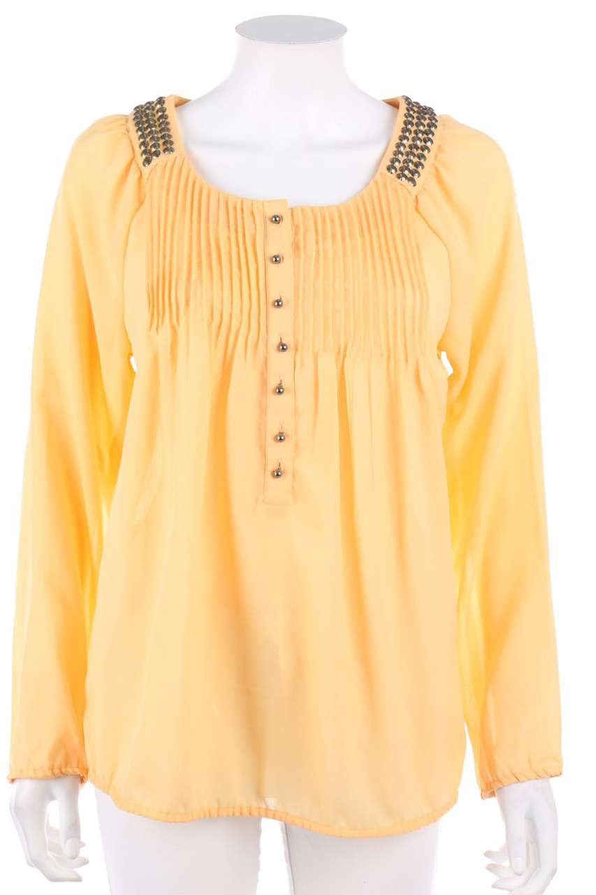 No Label - Blouse with Ruffles - D 44