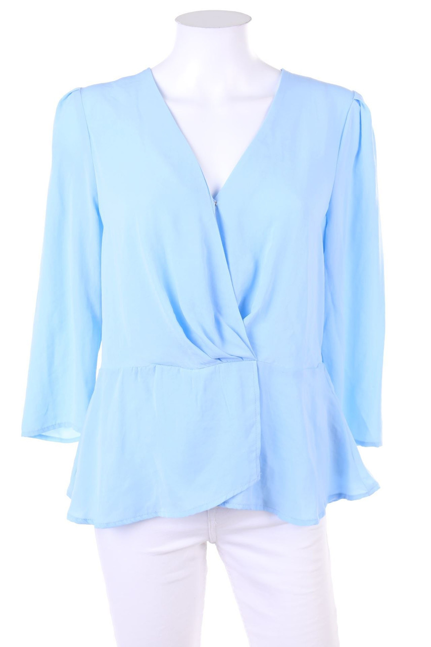 Kiabi - Bluse in Wickel-Optik mit Puffärmeln - D 38