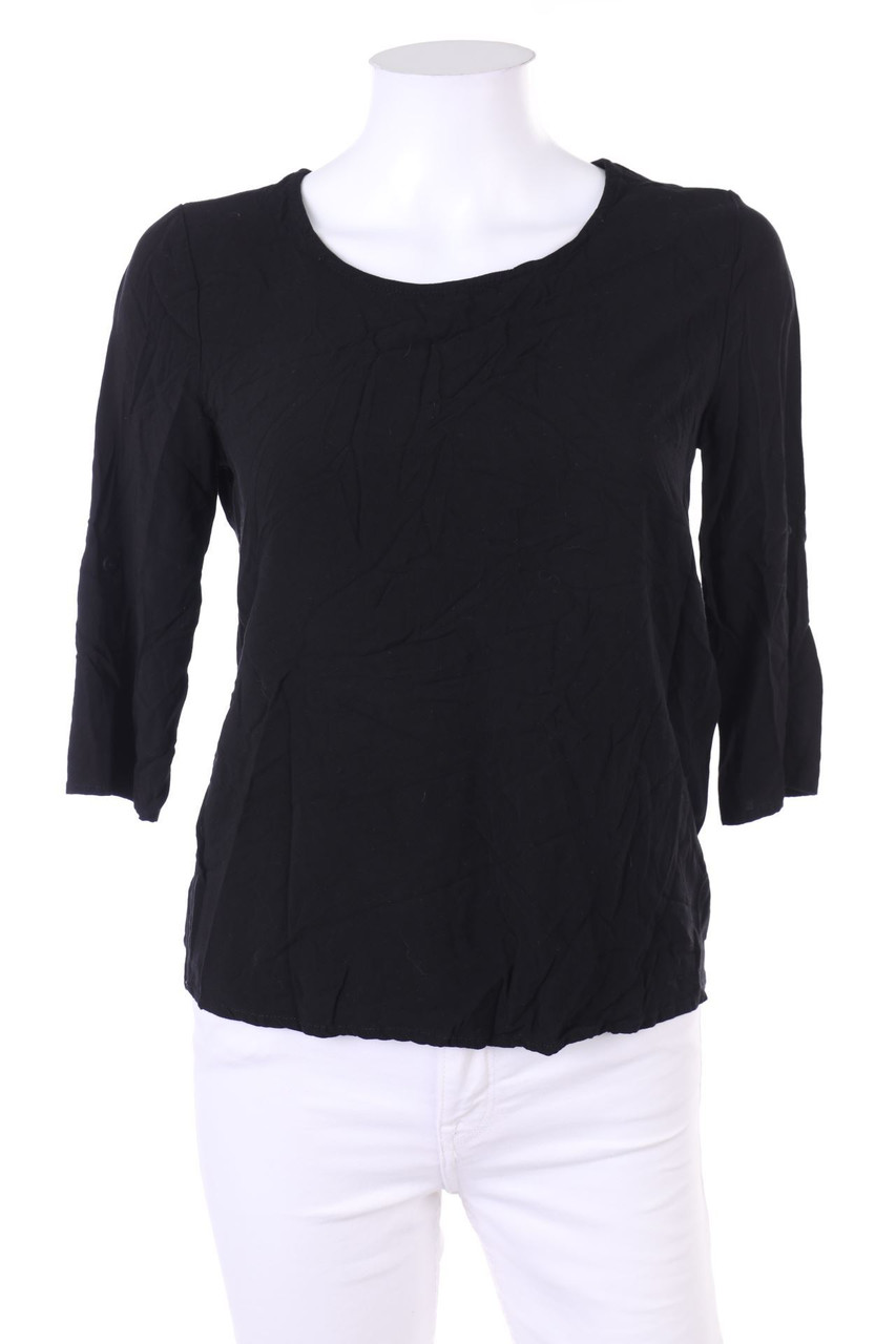 ONLY - Longsleeve-Shirt mit Krempel-Ärmeln - D 36
