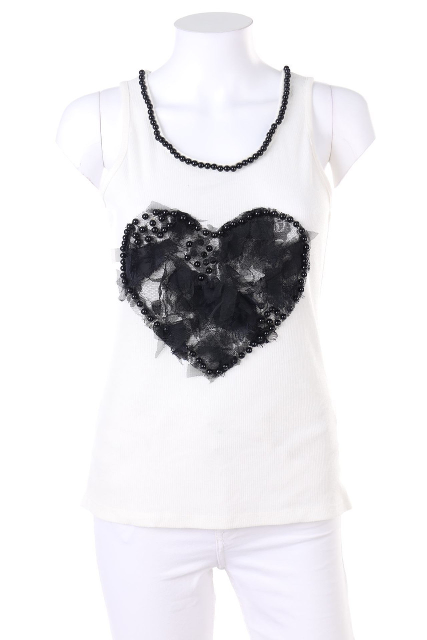 collection PRIVÉE - Tanktop with Pearls - D 40