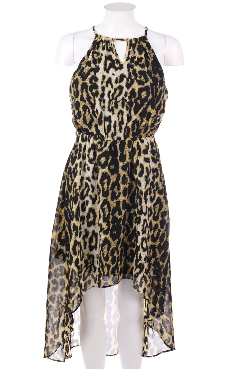 zebra - Maxi Dress with Animal Print - S