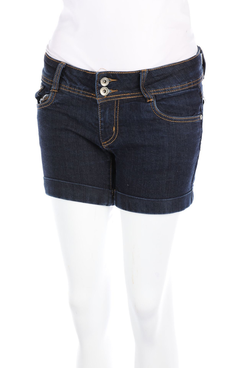 Madonna - Dark Denim-Jeans-Shorts - M