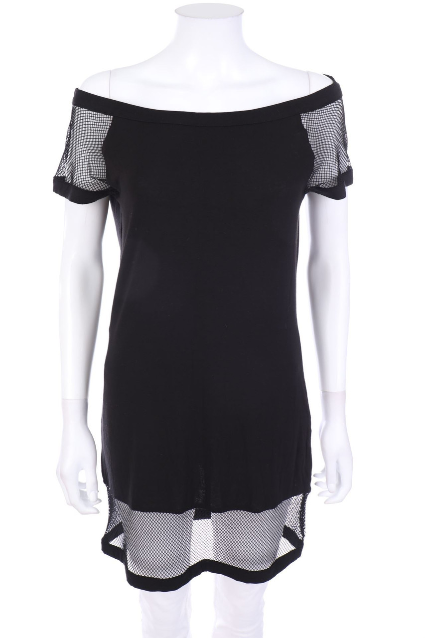 Yamamay - Kurzarm-Shirt mit Mesh-Einsatz - M