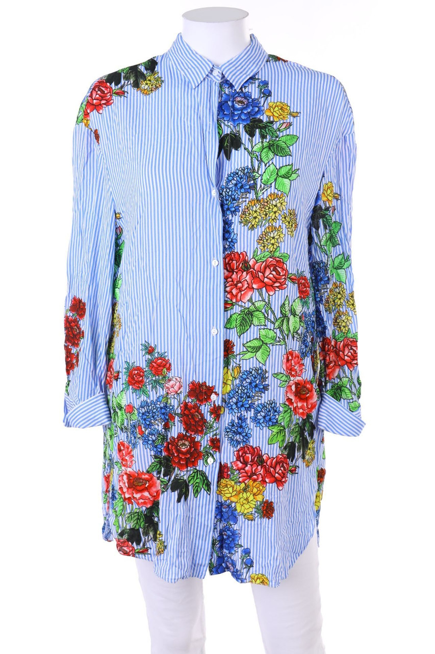 ZARA WOMAN - Hemd-Bluse mit 3/4-Ärmel - S