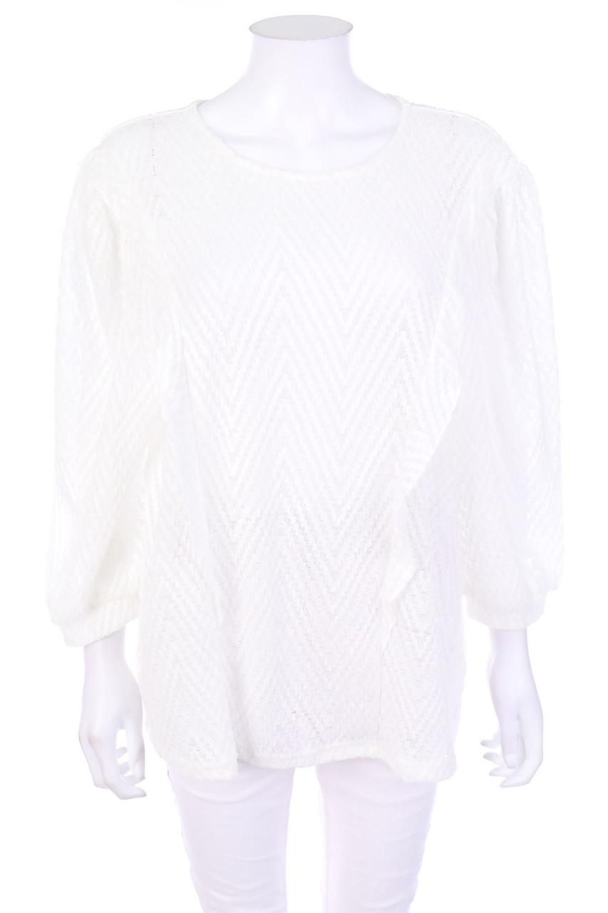 No Label - Blouse with Pattern - D 42-44