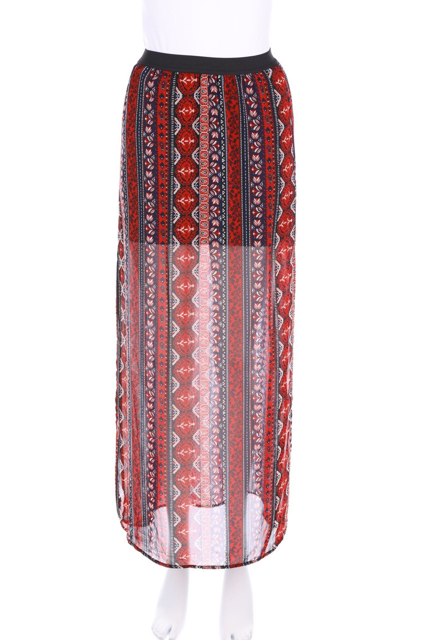 H&M DIVIDED - Maxi-Rock mit floralem Muster - D 32