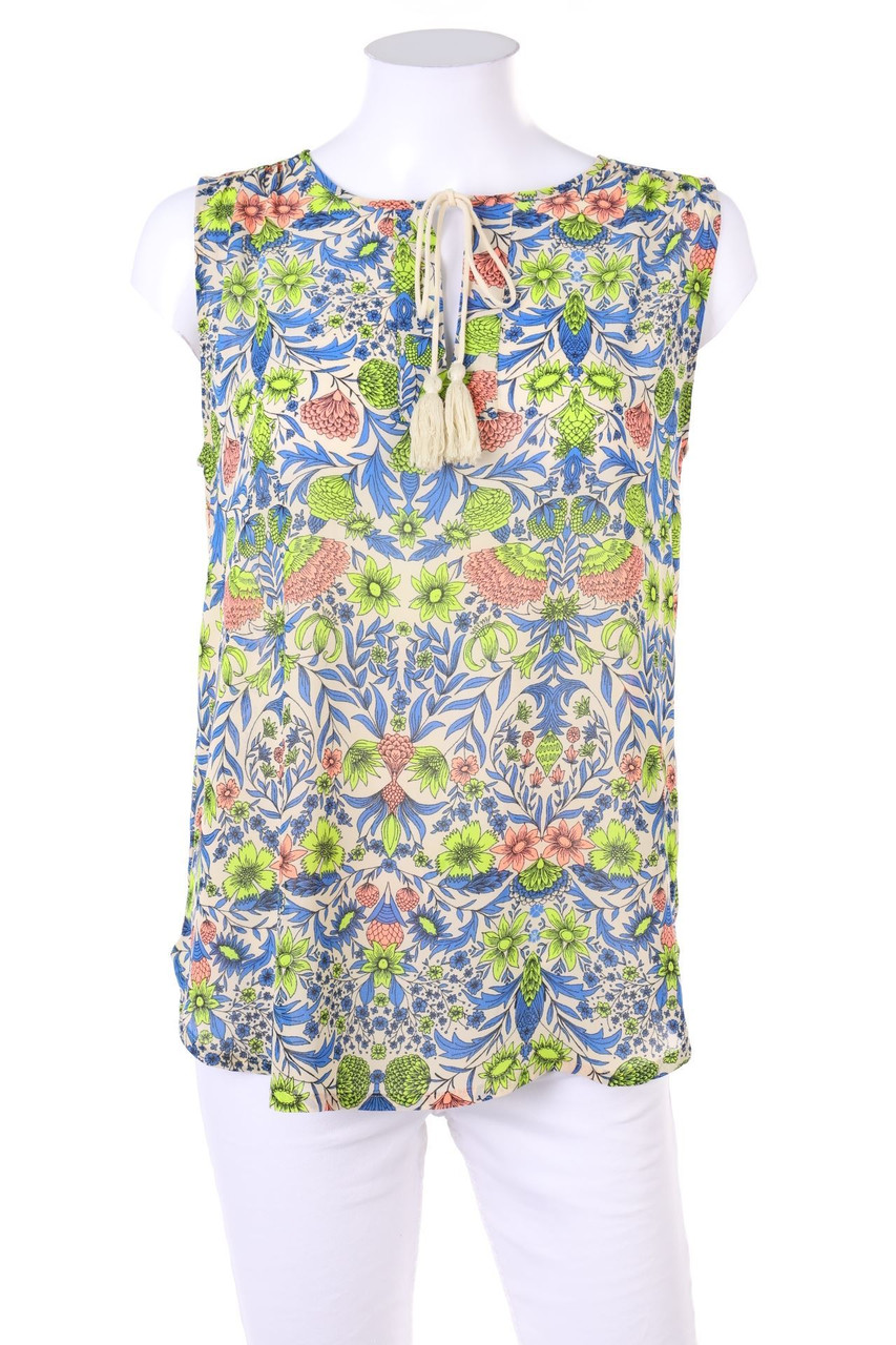 H&M CONSCIOUS - Blusentop mit Blumen-Print - D 34