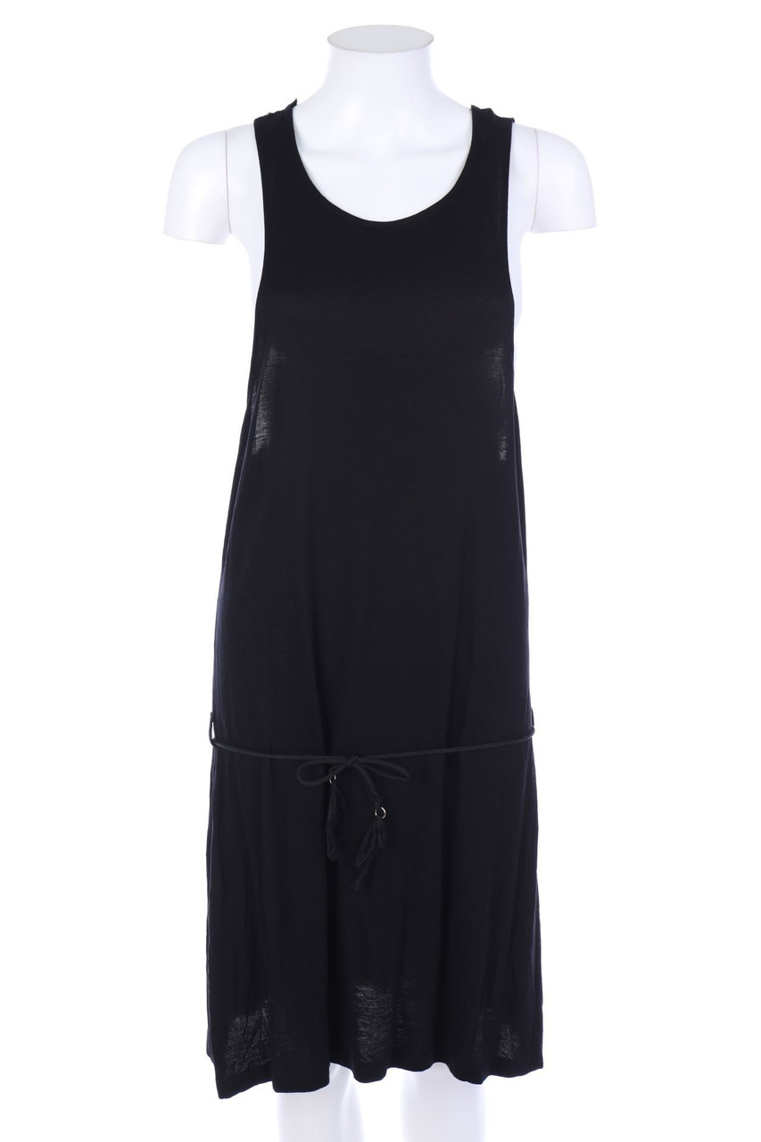 Silver Bay - Mini Dress with Crochet Knit Details - XL