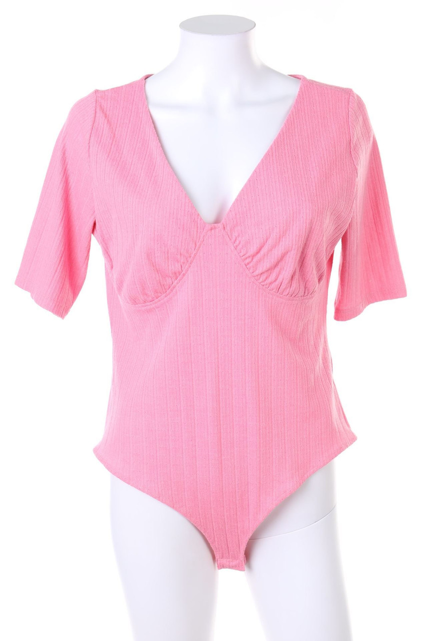 H&M - Body mit Raffungen - L