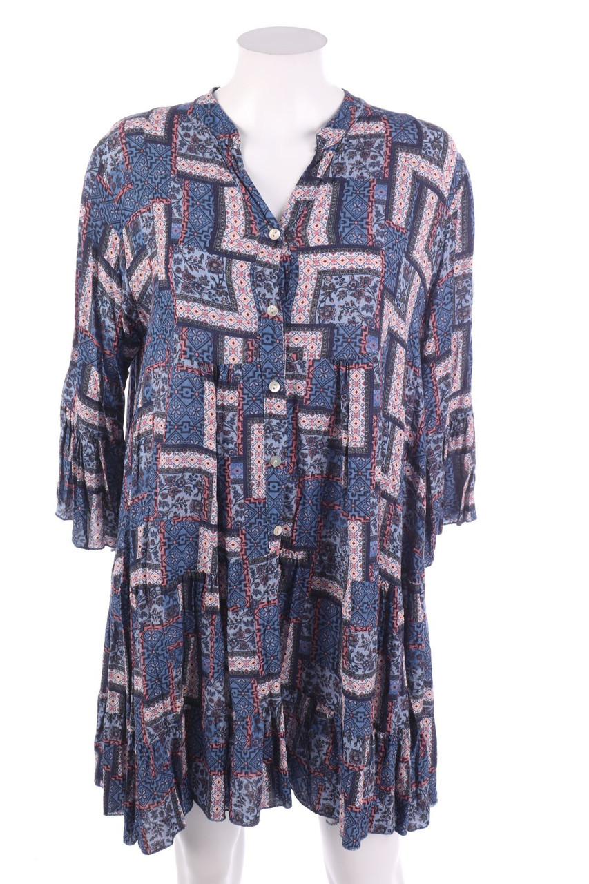 No Label - dress with Flower Print - D 42