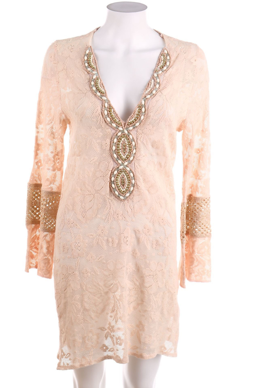SECONDHAND - Beach Dress with Pearls - S
