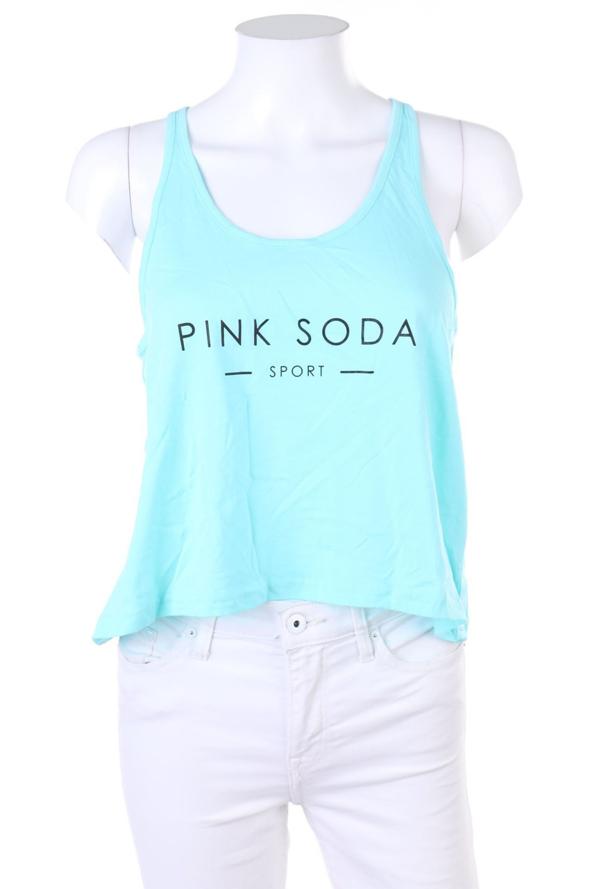 PINK SODA - Sport Top with Logo-Print - D 36