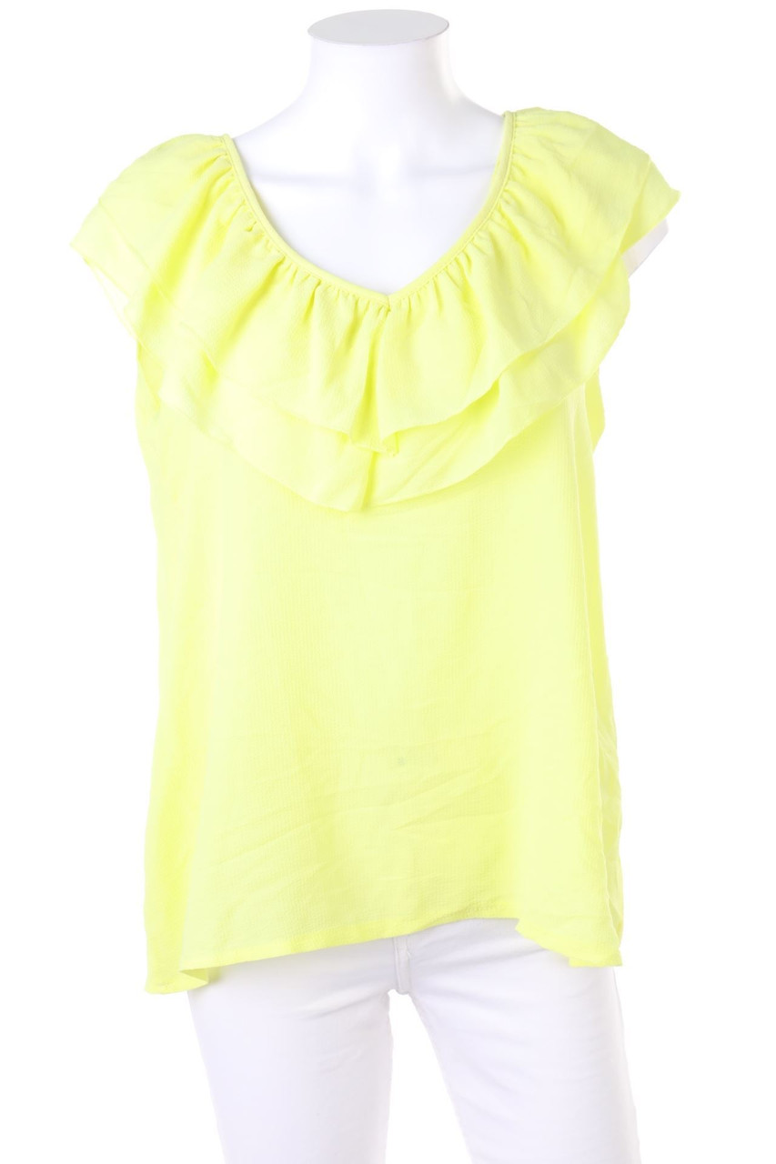 zebra - Ruffled Blouse - M