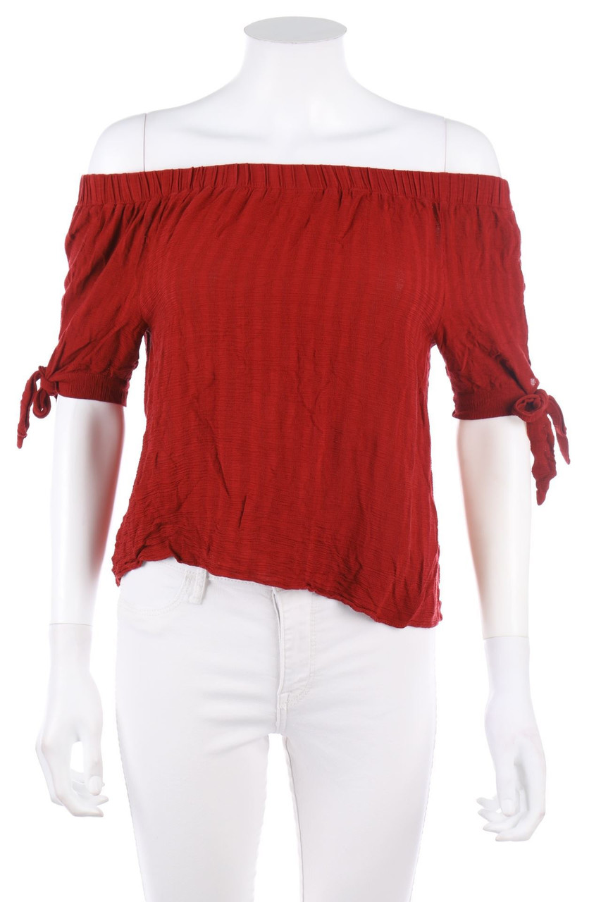 MANOR woman - Carmen-Shortsleeve-Shirt with Bow - D 38