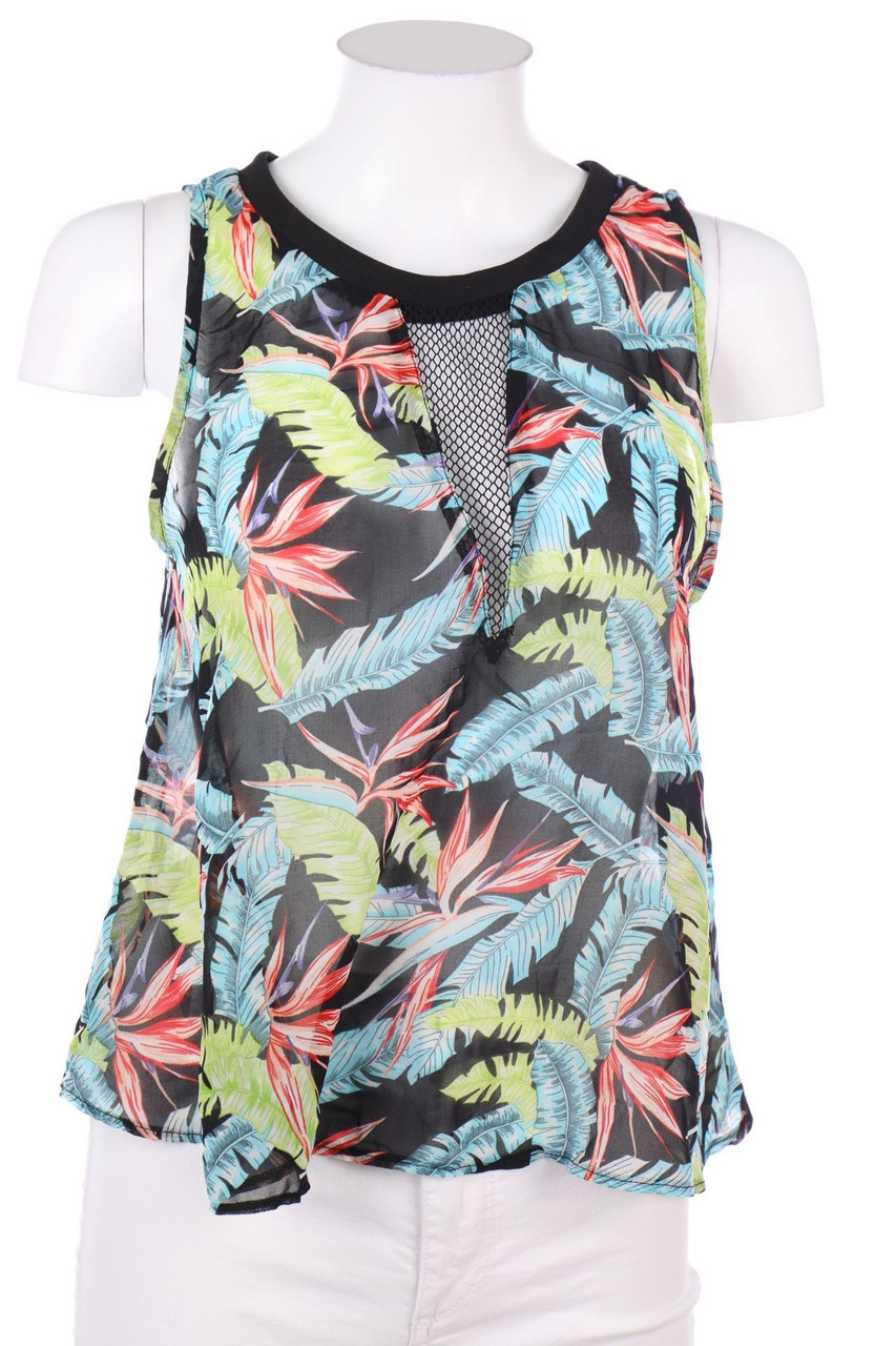 TALLY WEiJL - Top with Tropical Print - S