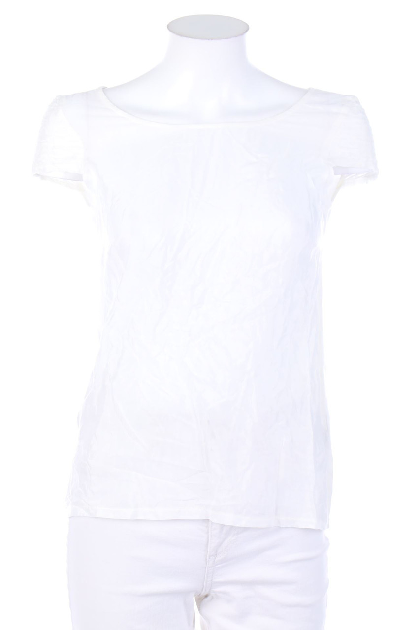 orsay - Kurzarm-Shirt mit Raffungen - XS