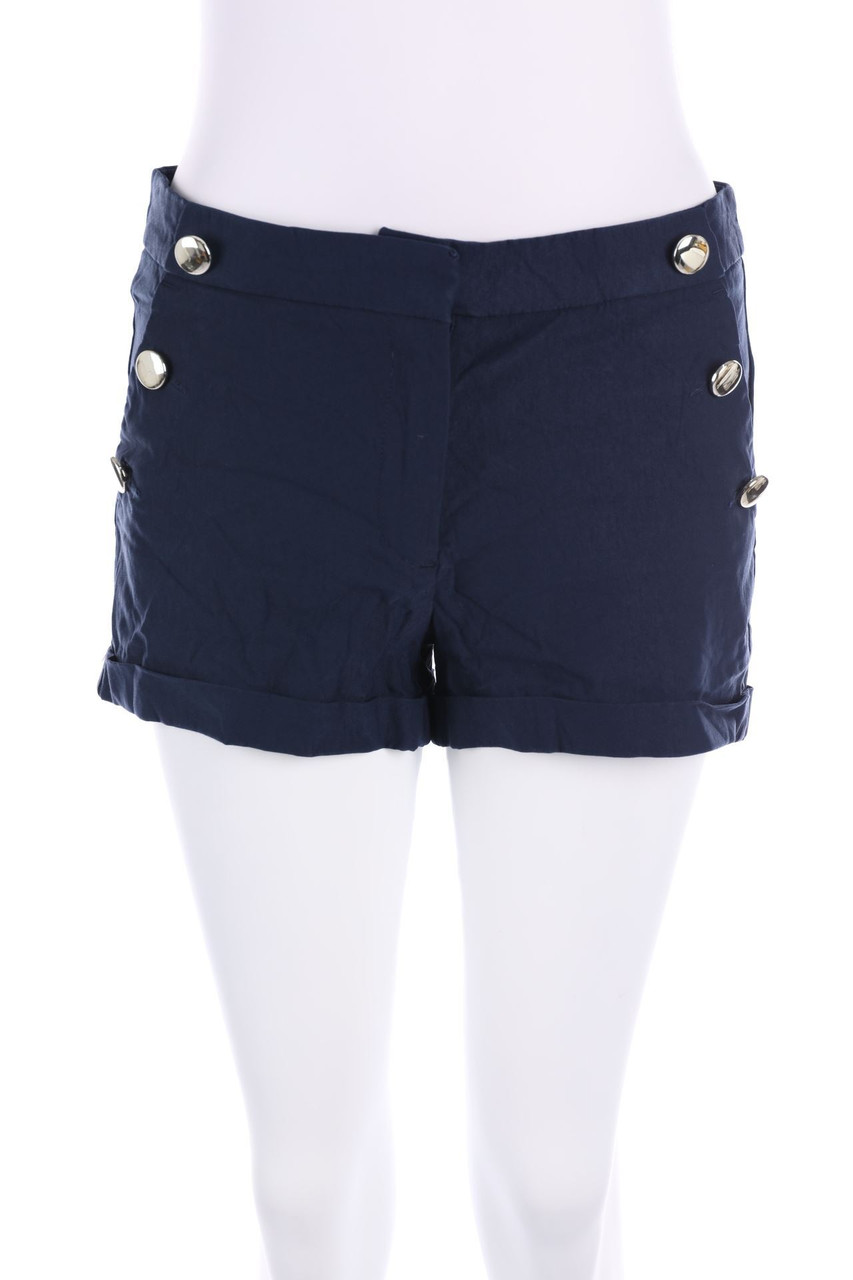 zebra - Shorts with Decorative Buttons - L