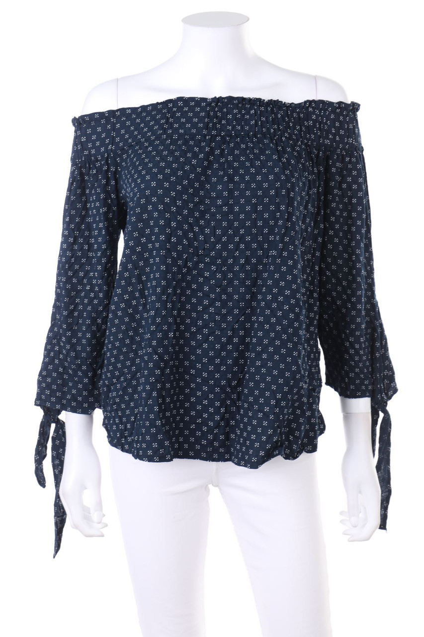 H&M - Carmen-Bluse mit 3/4-Ärmel - D 38