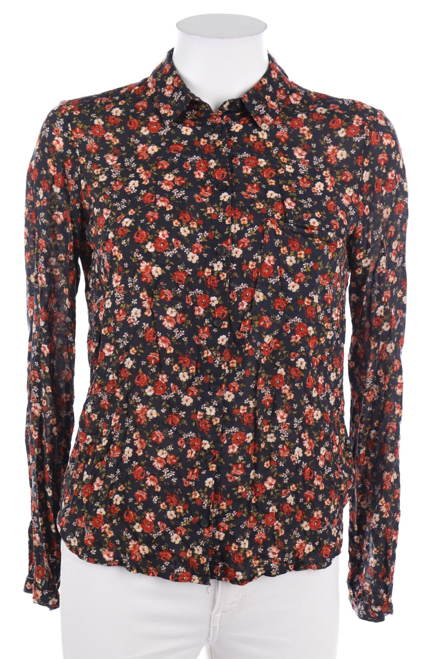 C&A - Hemd-Bluse mit Blumen-Print - D 34