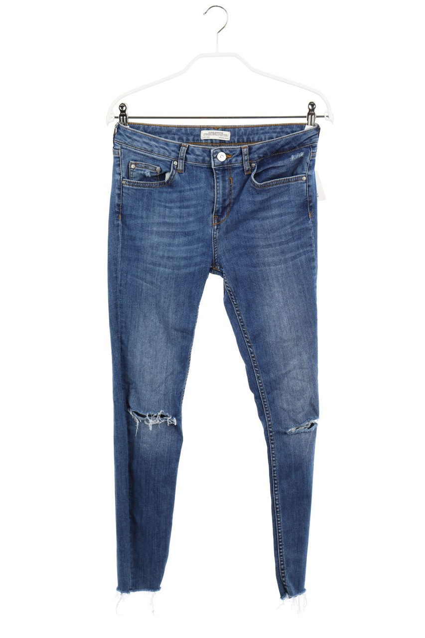 ZARA WOMAN - Destroyed, Skinny-Jeans - D 36