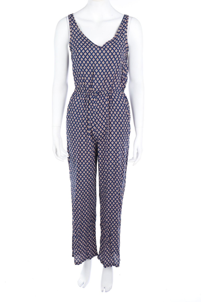 No Label - Jumpsuit with Deep Back Cutout - L