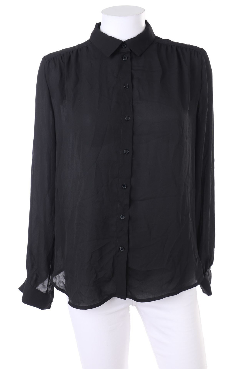 H&M - Hemd-Bluse mit Raffungen - D 36