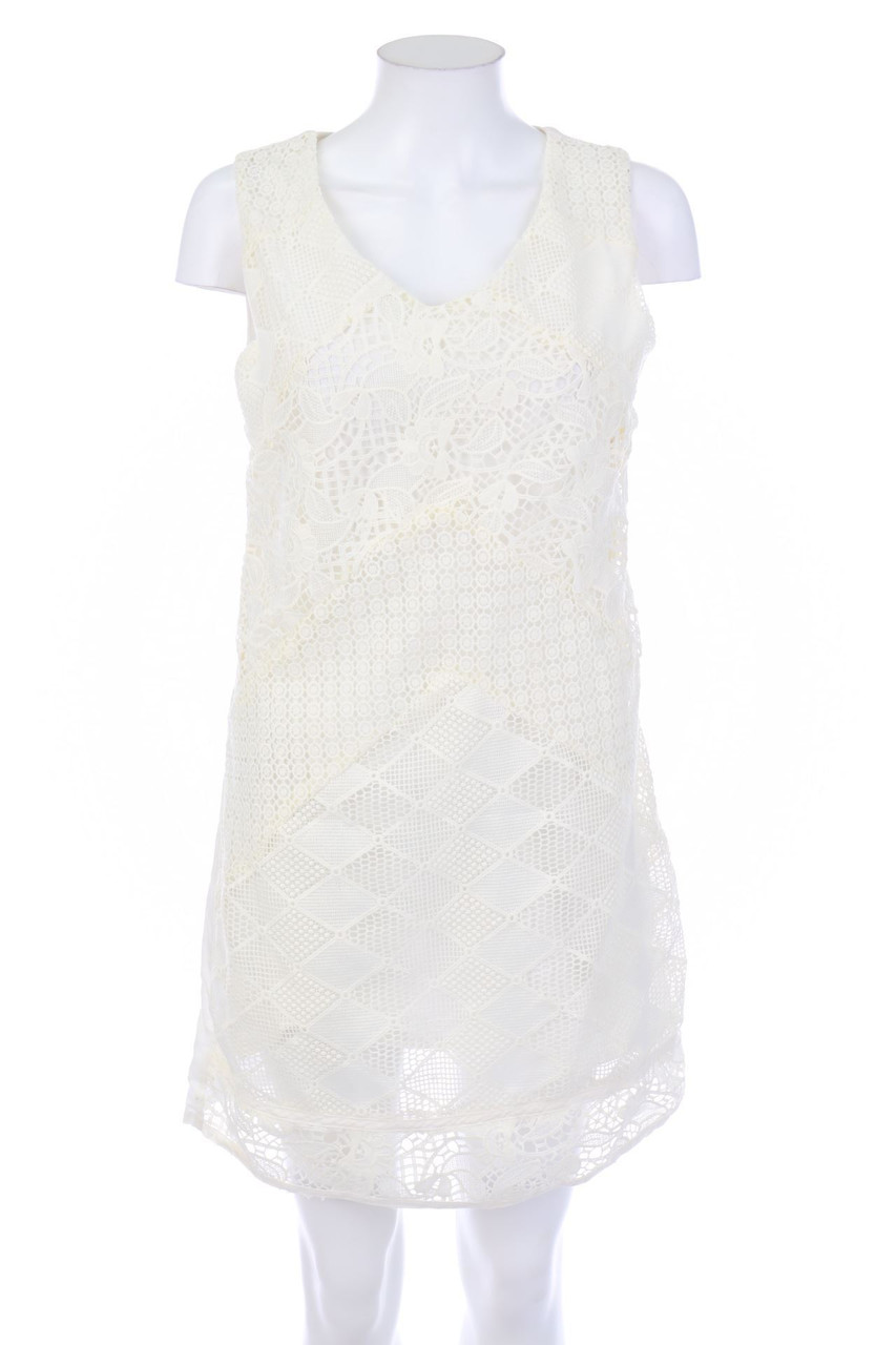 Sweet Miss - Lace-Party Dress, Linen Mix - S