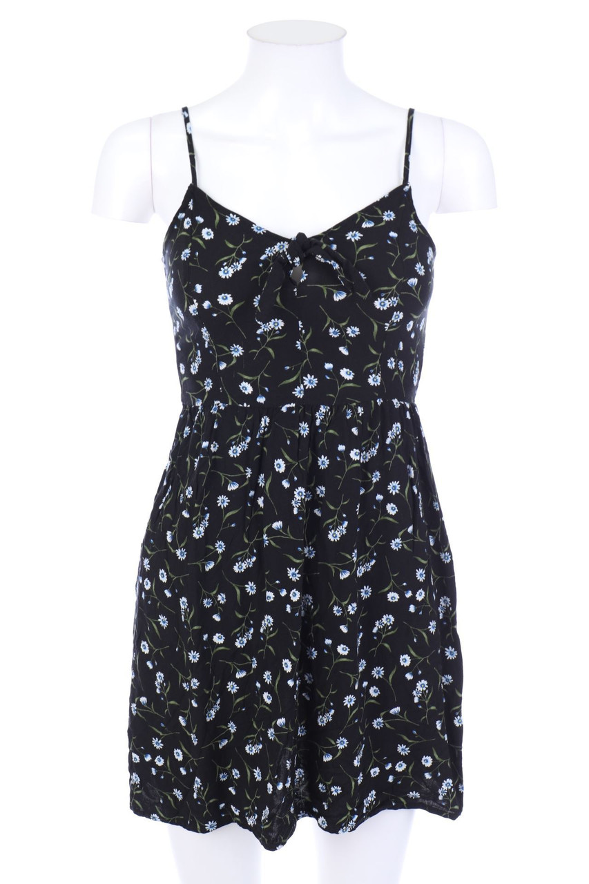 H&M DIVIDED - Minikleid mit Blumen-Print - D 32