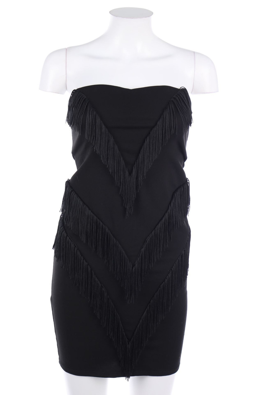 TALLY WEiJL - Cocktail Dress with Fringes - M