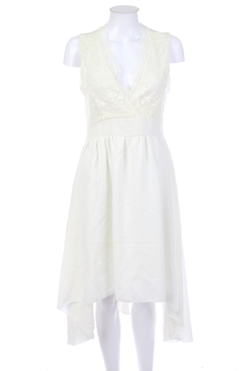 Ohne Label - Abendkleid mit Spitze - D 38