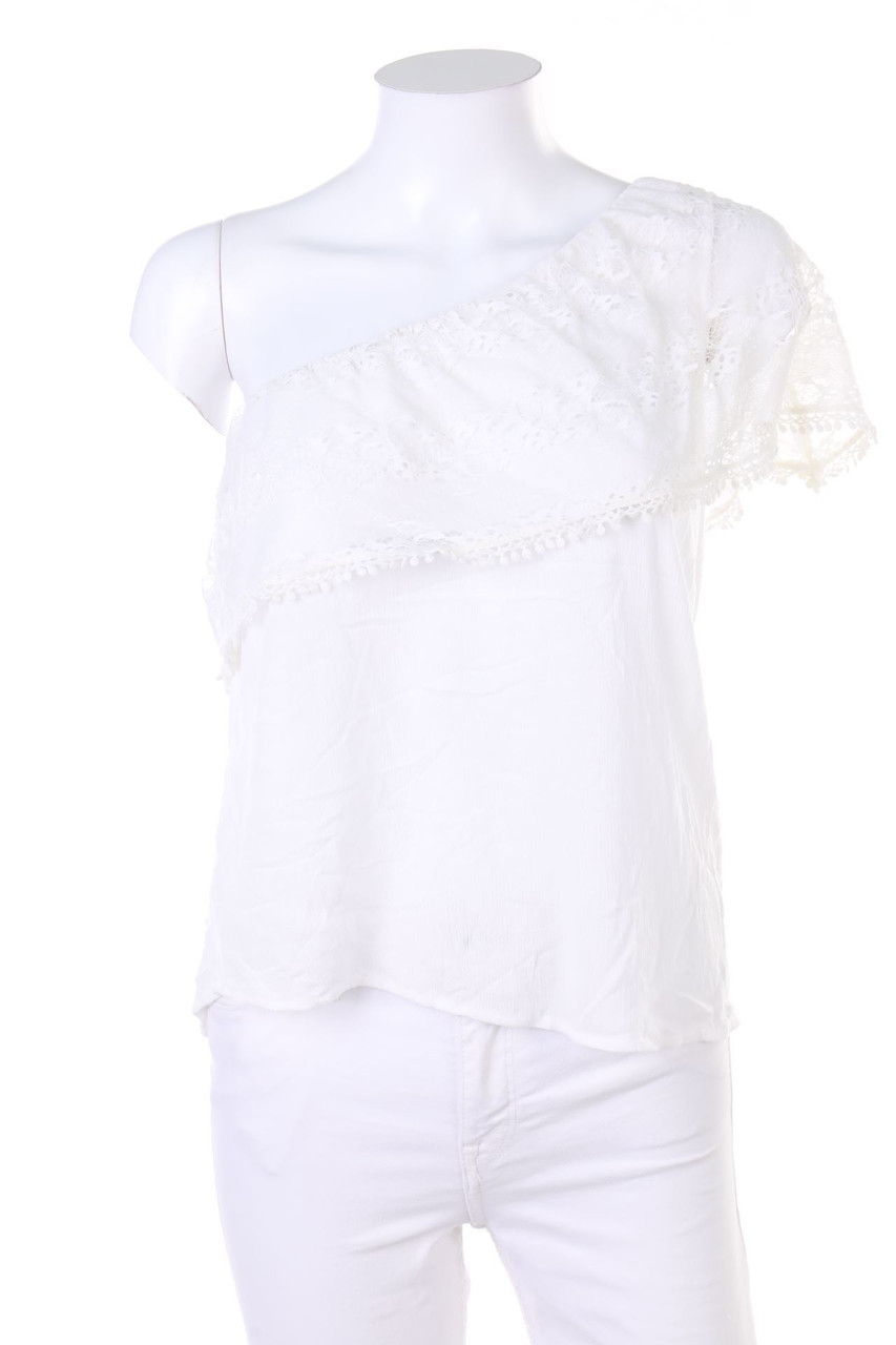 TALLY WEiJL - One shoulder-Top with Lace - S